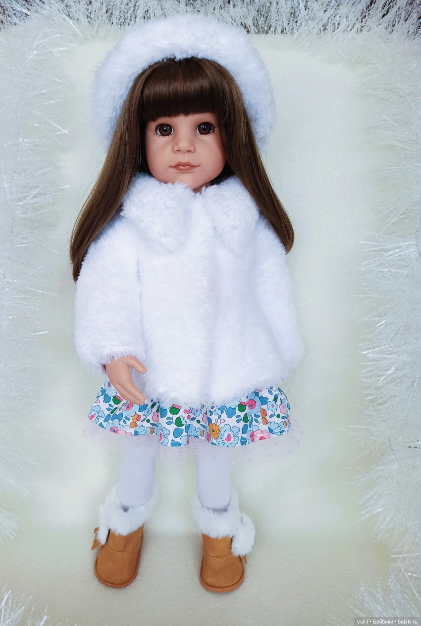 Романтично-снежное — Одежда и обувь для кукол своими руками: фото (фото 8)