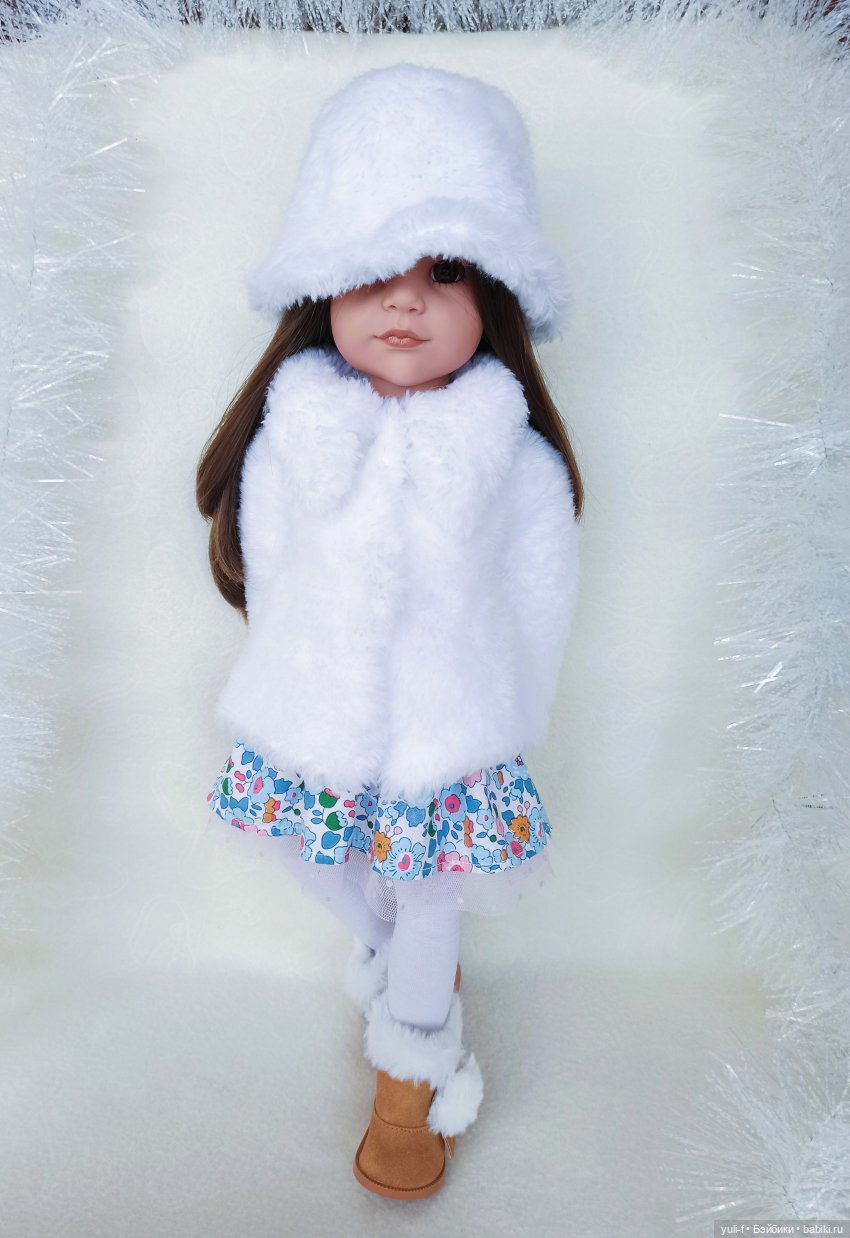 Романтично-снежное — Одежда и обувь для кукол своими руками: фото (фото 10)