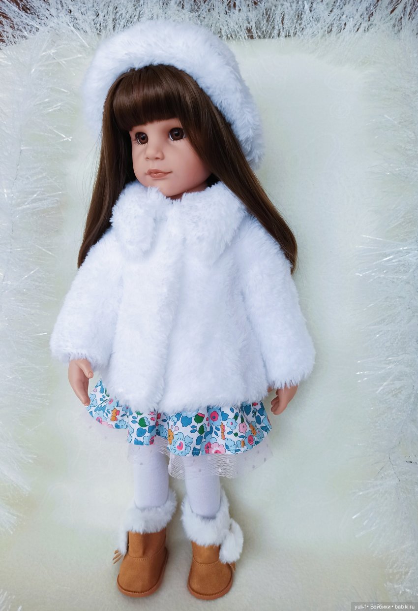 Романтично-снежное — Одежда и обувь для кукол своими руками: фото (фото 4)