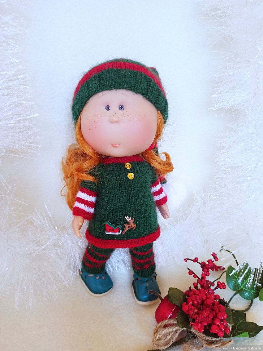 Что-то новогоднее — Одежда и обувь для кукол своими руками: фото (фото 4)
