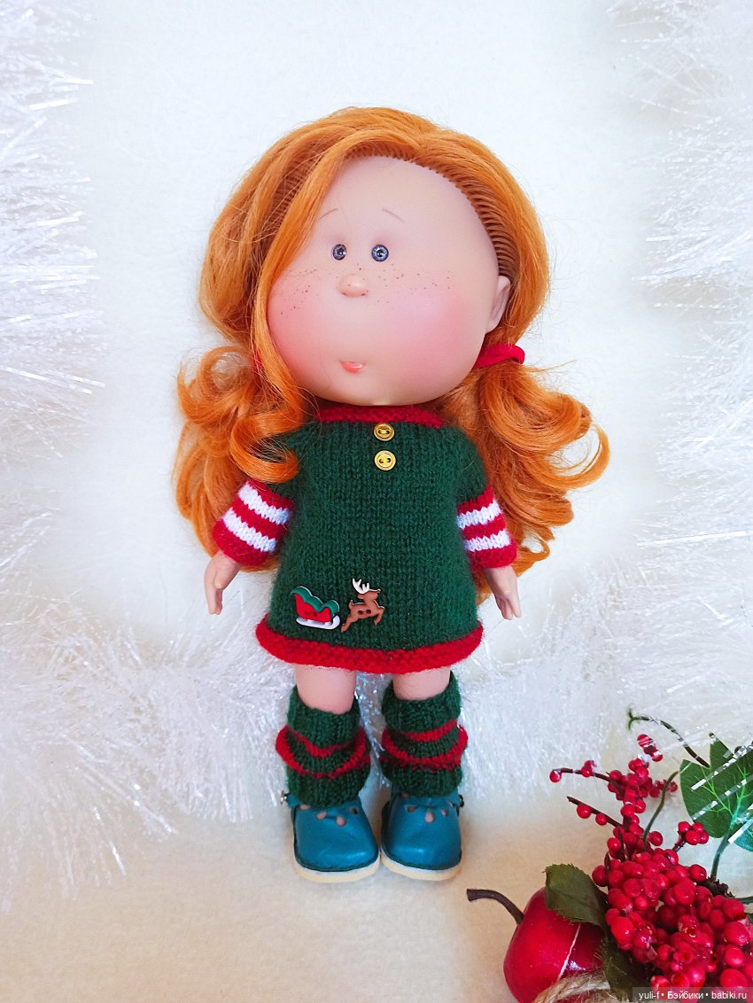 Что-то новогоднее — Одежда и обувь для кукол своими руками: фото