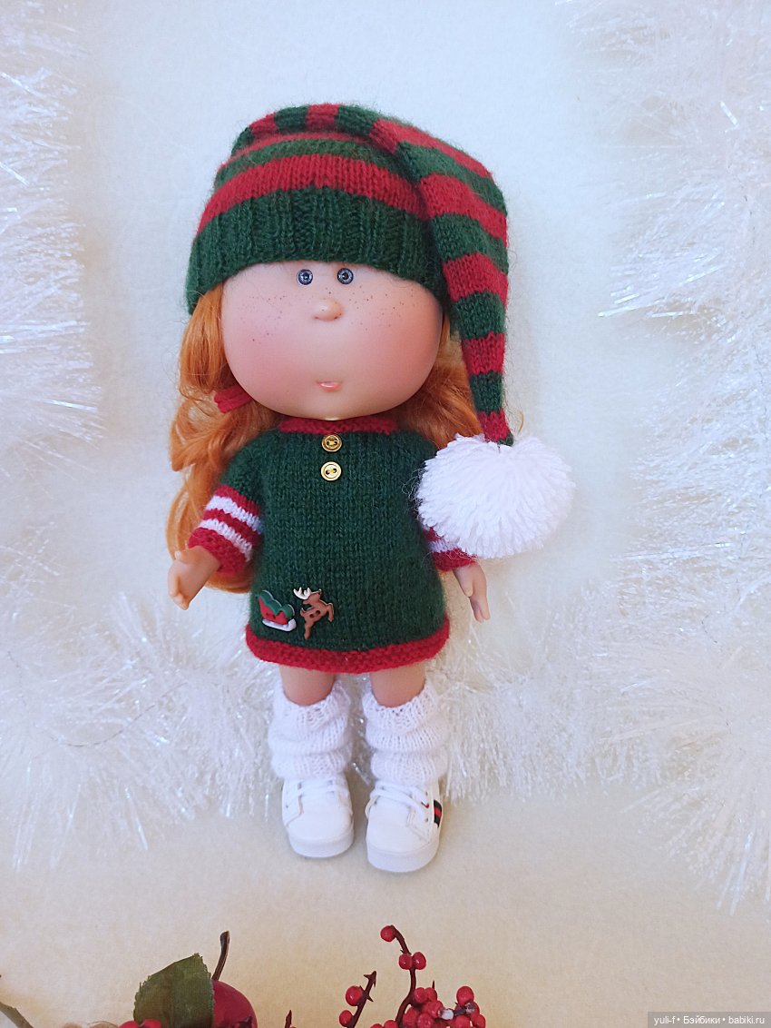 Что-то новогоднее — Одежда и обувь для кукол своими руками: фото (фото 8)