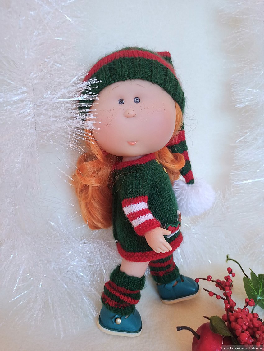 Что-то новогоднее — Одежда и обувь для кукол своими руками: фото (фото 7)