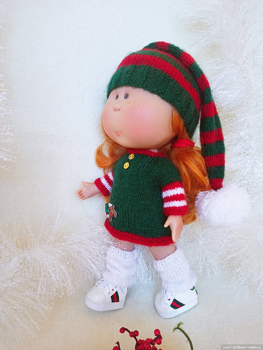 Что-то новогоднее — Одежда и обувь для кукол своими руками: фото (фото 6)