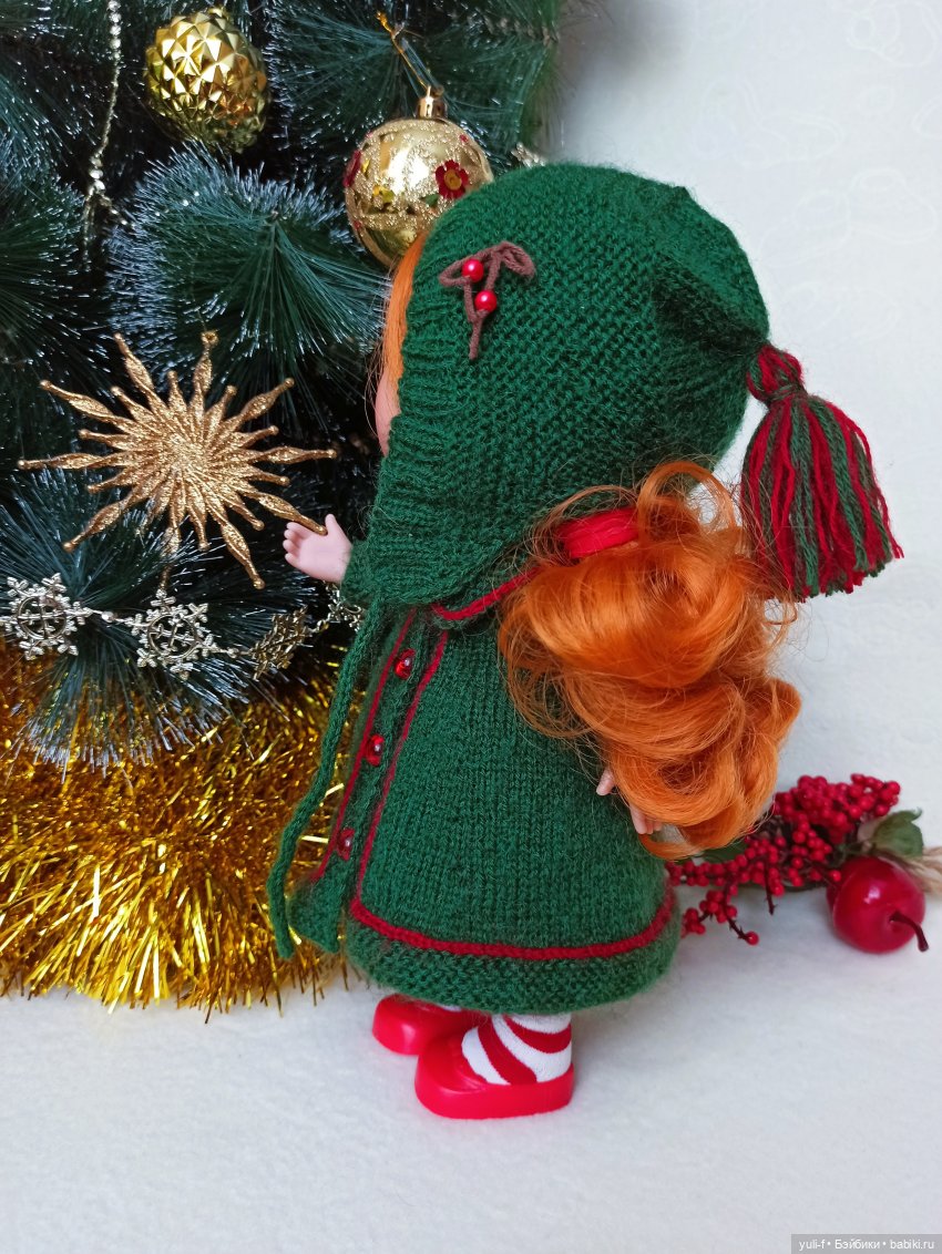 Что-то новогоднее — Одежда и обувь для кукол своими руками: фото (фото 9)