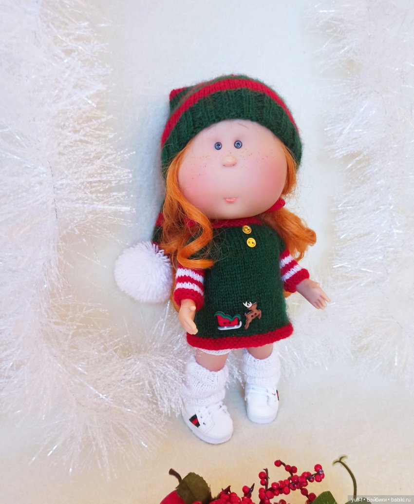 Что-то новогоднее — Одежда и обувь для кукол своими руками: фото