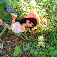 Ребенок погулял и даже нашел друга нового