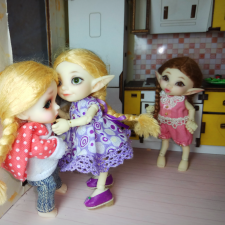 Грустная гостья. Realpuki. 54 часть