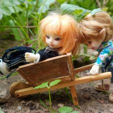 Собираем урожай редиски. Realpuki. 129