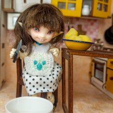 Жареная картошка. Realpuki.  Вместе с Мышкой 1