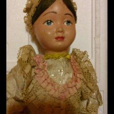 Помогите, кто может с опознанием итальянской антикварной куклы