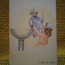 Открытки с  куклами,  детьми.  Винтаж, Италия