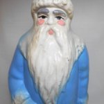 Старинный "Дед Мороз" из прессованных опилок,40-50е.
