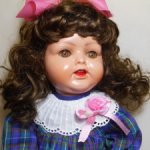 Красивая старинная композитная кукла из Германии!Сохранность новой!