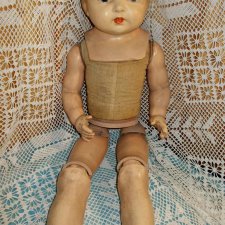 Что за антикварная кукла? Подскажите