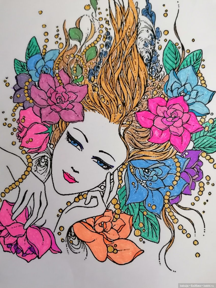 Новое увлечение - раскраски антистресс (фото 4)