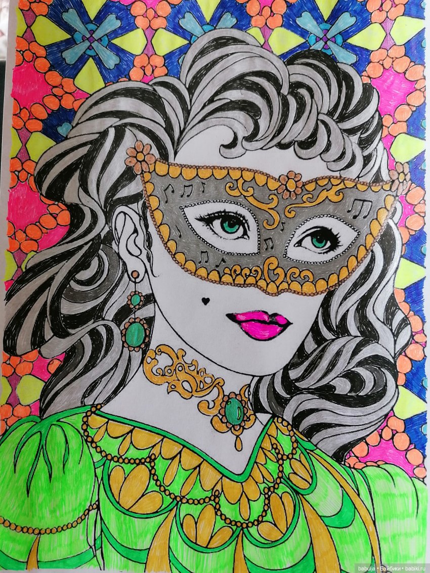 Новое увлечение - раскраски антистресс (фото 5)