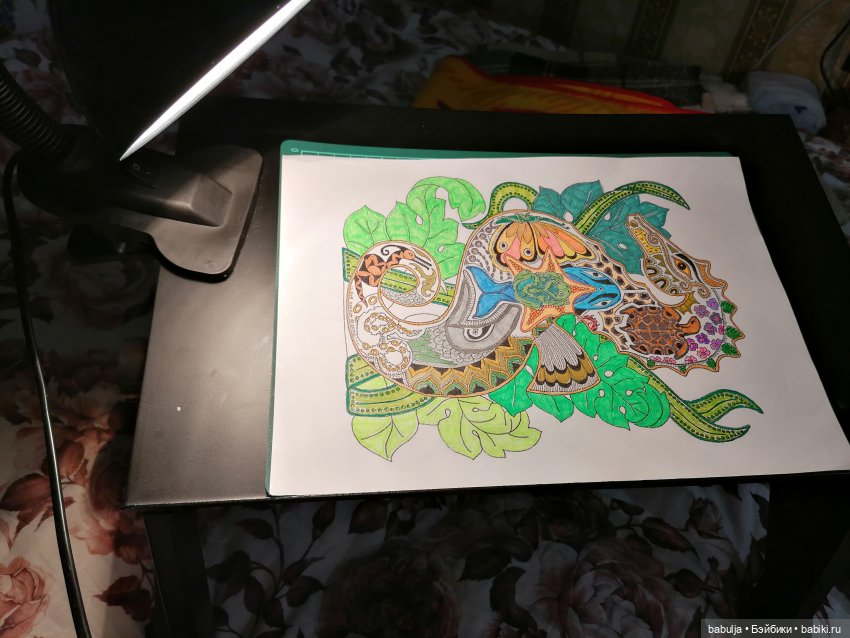 Новое увлечение - раскраски антистресс