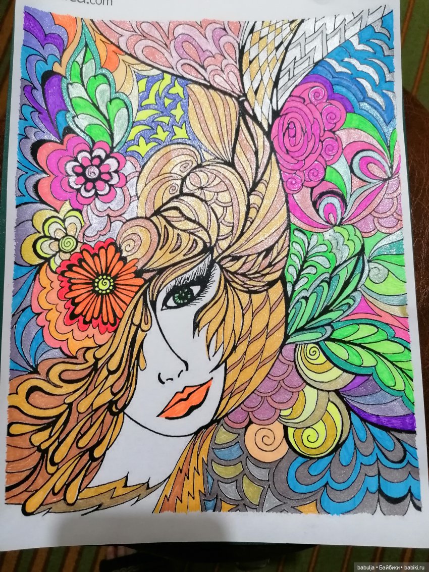 Новое увлечение - раскраски антистресс (фото 7)