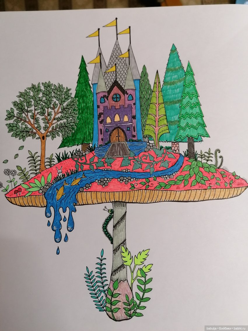 Новое увлечение - раскраски антистресс