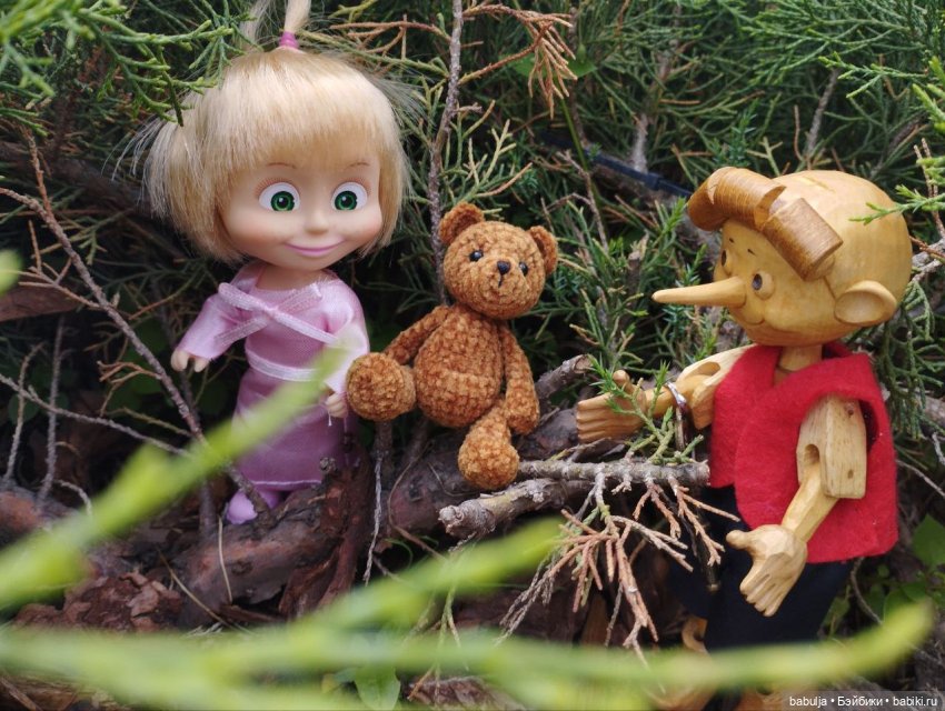 Летние приключения кукол или как Мишутка потерялся