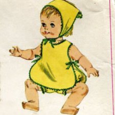 Песочник для куклы-девочки 30 см