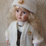 Кукла фарфоровая большая