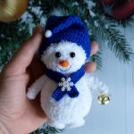 Снеговичок, ручная работа