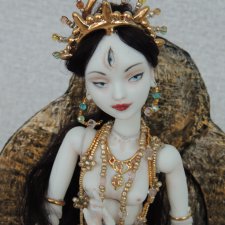 Белая Тара из фарфора