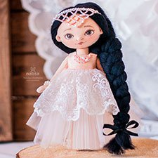 Текстильная куколка от Наташи Исенбаевой или о том как появилась новая принцесса Востока