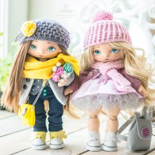 Две куколки уехали на пмж в Англию. Куклы Наташи Исенбаевой