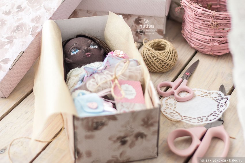 Текстильная негритяночка с гетерохромией от Наташи Исенбаевой