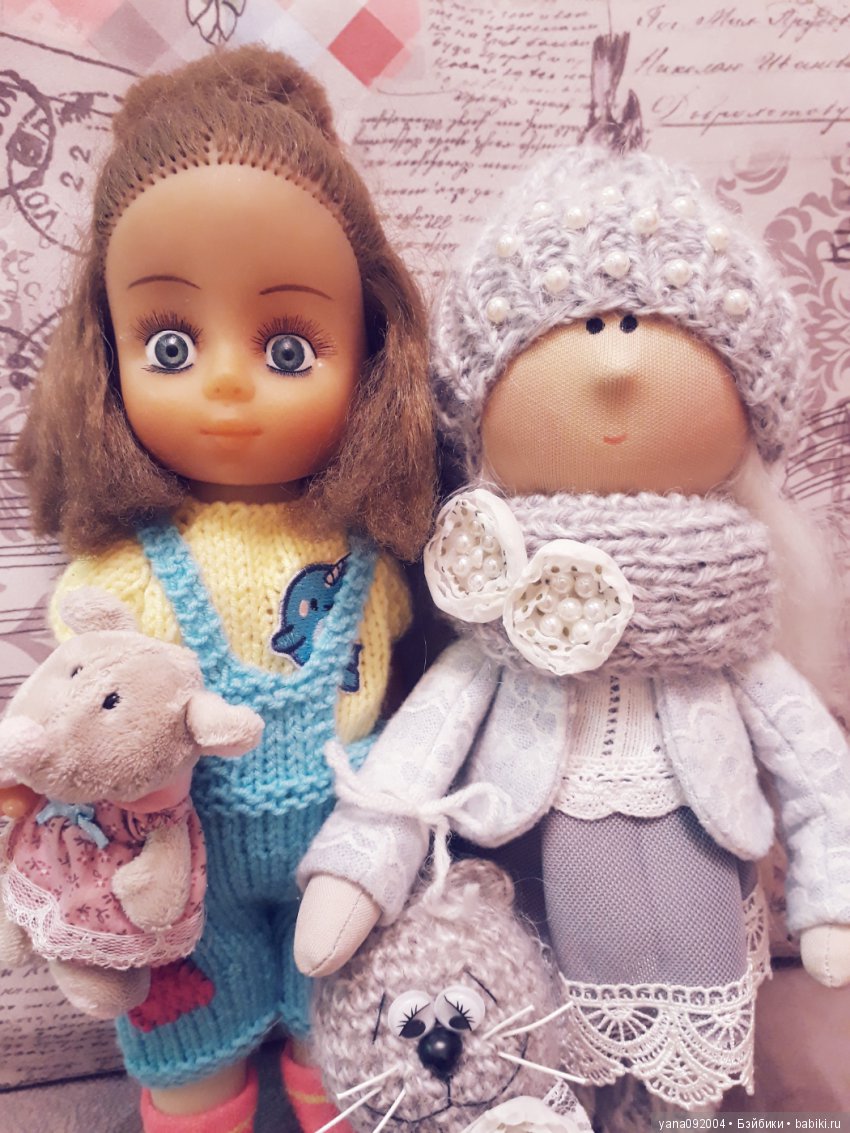 Новенькая Лина. Авторская текстильная кукла (фото 5)