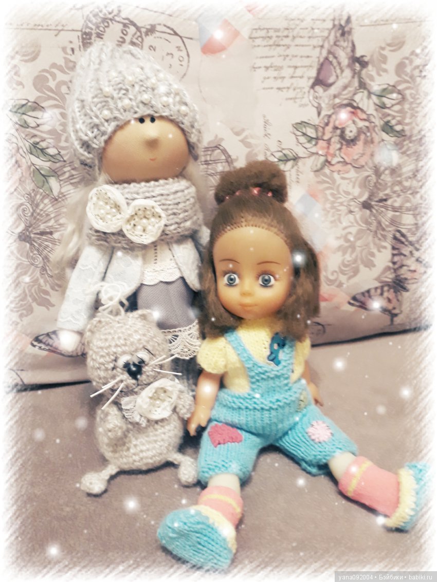 Новенькая Лина. Авторская текстильная кукла (фото 6)