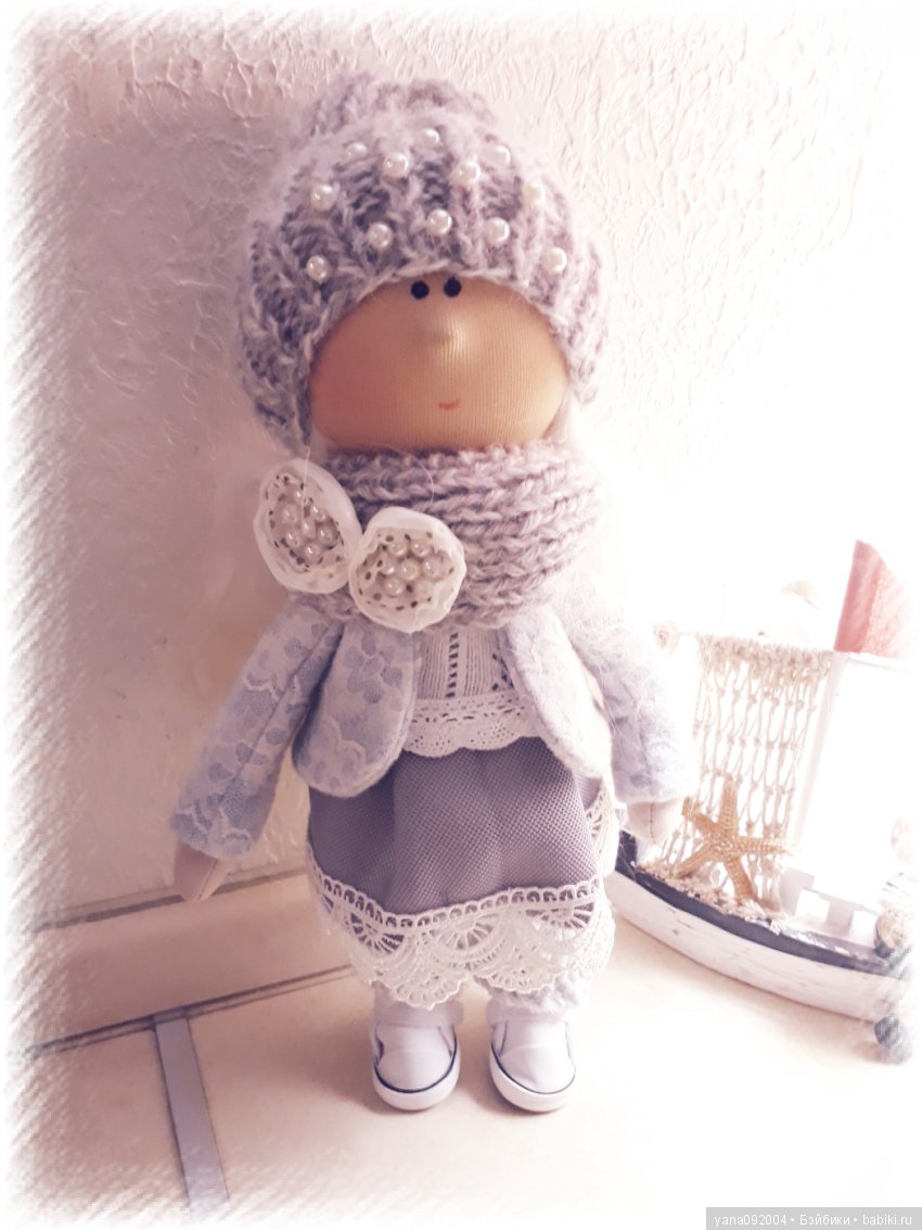 Новенькая Лина. Авторская текстильная кукла (фото 2)