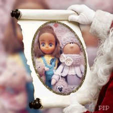 Новенькая Лина. Авторская текстильная кукла