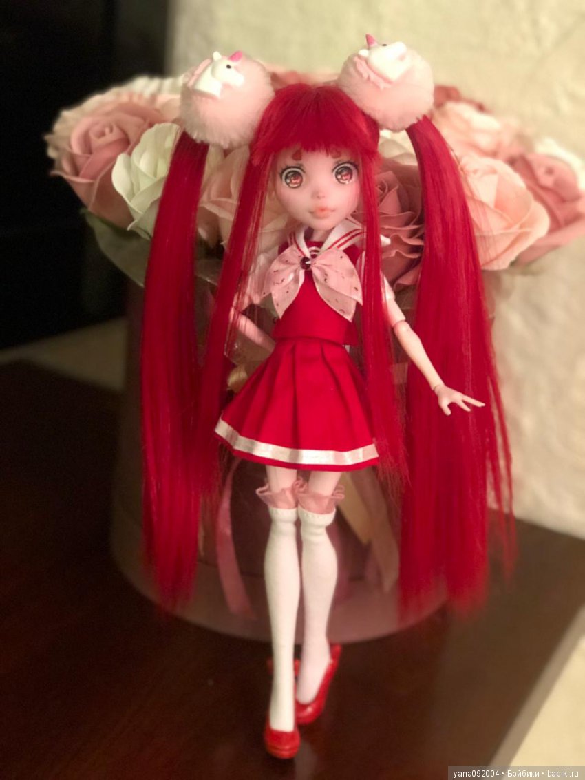 Аниме куклы - это моё — ООАК Monster High и Ever After High: репейнт (фото 8)