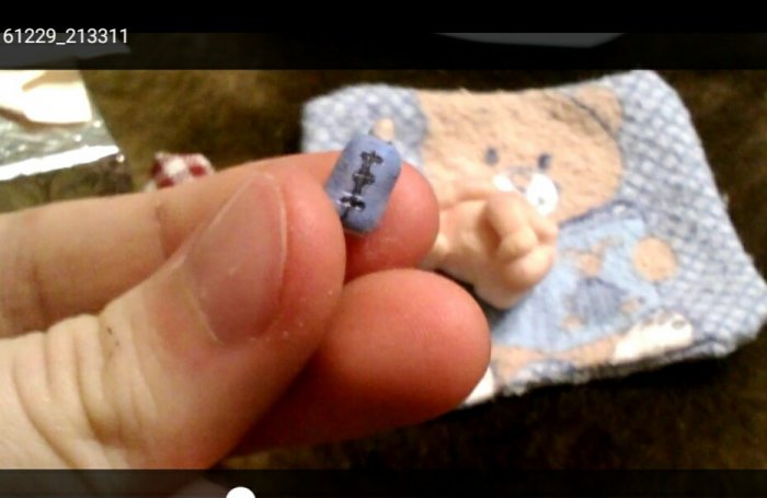 Бенджамин. Мой мальчик с пальчик, мини кукла (фото 4)