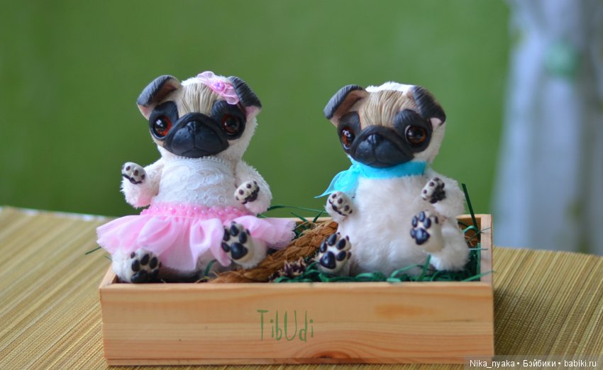 К наступающему 2018 году я сделала небольшую коллекцию собачек