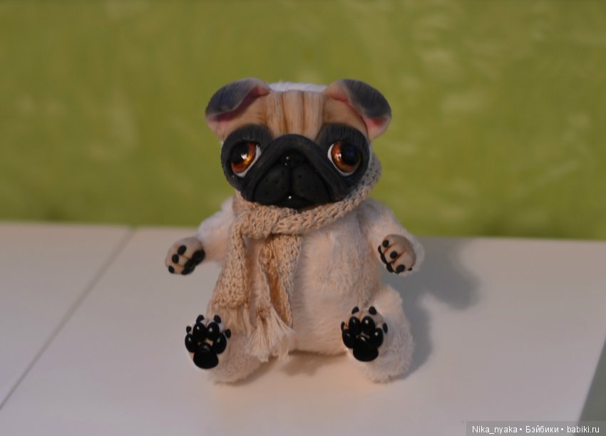 Расписываем глазки мопсику (фото 7)