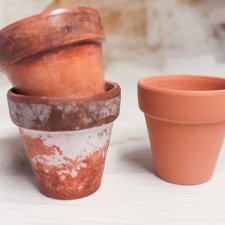 Сделай сам . Цветочные горшочки