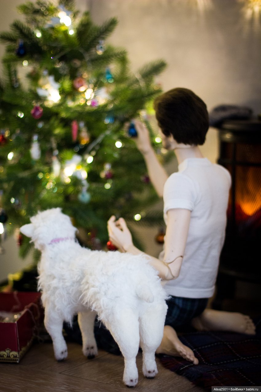 С рождеством — Гибридизация кукол BJD (БЖД): пересадка головы (фото 6)