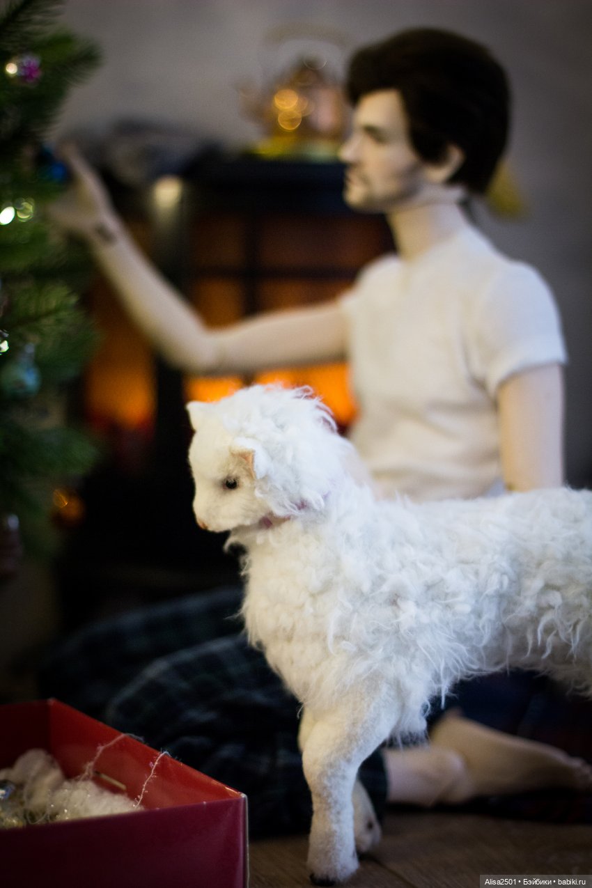 С рождеством — Гибридизация кукол BJD (БЖД): пересадка головы (фото 4)