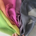 Шифон цветовой градиент