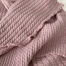 Трикотажное полотно с косами