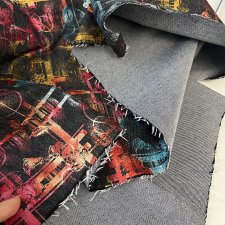 Джинса с блестящим напылением