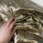 Плащевая золотая