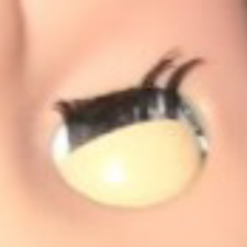 Прошу помочь подклеить реснички на "спящих" глазках