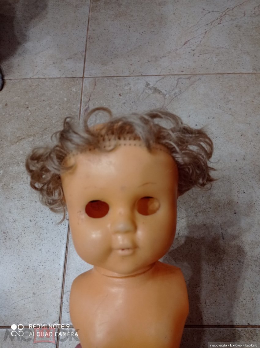 довольно большая часть куклы