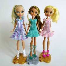 Наряды для Эвер Афтер Хай, вязаные крючком